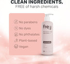 FREY Natural Liquid Fabric Softener & Conditioner | Laundry Softener for Clothing | Works In All Machines + HE | Powered by Natural Ingredients (1-pack, Jasmine Rose)