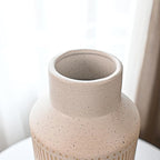 Farmhouse Large Ceramic Vase for Living Room Bedroom 15.75'' Flower Vase for Fake Plant Home Decor Office Table Shelf Fireplace Centerpieces Retro Vintage Classic Modern Rustic