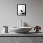Black and White Bathroom Wall Decor Funny Hippo in Bathtub Wall Art Framed Humor Bathroom Signs Cute Animal Cnvas Print Artwork