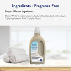 The Clean People Liquid Fabric Softener - Softens & Removes Static Cling - Vegan (50 Fl Oz, Fragrance Free)