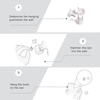 DUWQU 3 piece Colorful Watercolor Mountain Canvas Wall Art Boho Floral Painting Picture Wall Decor Abstract Nature Landscape Poster Print Artwork for Living Room Bedroom Office 16x24 Inch Wood Frames