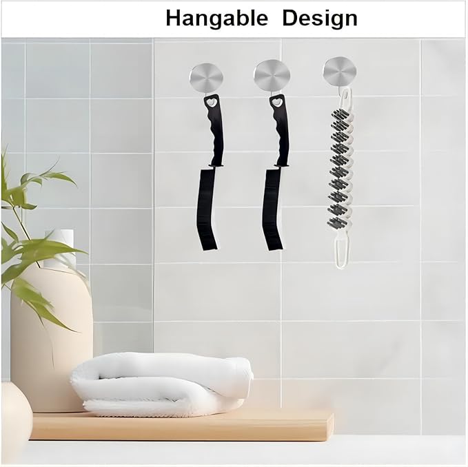 Crevice Cleaning Brush Hard Bristle Grout Brush Scrub Brush Toilet Brush Cleaning Tools Cleaning Supplies for Household Use Bathroom Kitchen 3 Pcs (Black&White)