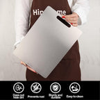 100% Pure Titanium Cutting Boards for Kitchen,2-in-1 Smooth Side & Textured Side For Cutting Meats, Double-sided Titanium Cutting Board Fruits And Vegetables, for Kitchen Outdoor Holiday Gifts(12x9)