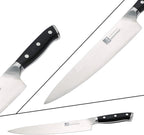 Qin Dynasty Series Chef Knife Pro Kitchen Knife 9.6 Inch Chef's knife High Carbon German Stainless Steel Sharp paring knife with Ergonomic Handle