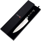 Qin Dynasty Series Chef Knife Pro Kitchen Knife 8 Inch Chef's knife High Carbon Damascus Steel Sharp paring knife with Ergonomic Handle