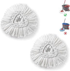 BonusLife 2-Pack Mop Head for O-Ceda EasyWrin Spin Mop Refill 1-Tank System Only Easy Cleaning Microfiber Replacement