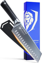Dalstrong Santoku Knife - 7 inch - Vanquish Series - Forged High Carbon German Steel - POM Handle - Razor Sharp Kitchen Knife Gift- Asian Vegetable Knife - NSF Certified