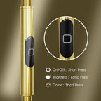 JOOFO Floor Lamp,30W/2400LM Sky LED Modern Torchiere 3 Color Temperatures Super Bright Floor Lamps-Tall Standing Pole Light with Remote & Touch Control for Living Room,Bed Room,Office (Brushed Gold)