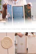 Lordelle Knife Block Set - 5 Piece Set - Black Vintage Ink - Lifestyle Home Kitchen Design - German X50 Stainless Steel - ABS Handle - Ash Wood Block - Cooking Chef Knife, Santoku, Paring, Utility