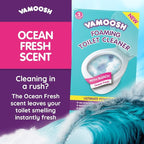Vamoosh 6-in-1 Toilet Foaming Cleaner | Self-Activating Foam Technology | Stays Active for 10 Minutes | Easy to Use | Removes Stains | Eliminates Limescale & Removes Odor | 100g (Pack of 24)
