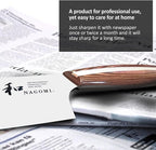 NAGOMI] 8.5 inch Premium Slicing Knife, Stainless Steel HRC58 Carving Knife for Slicing Roasts, Meats, Sashimi, Fruits and Vegetables | Black Stylish Gift Box