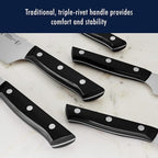 HENCKELS Dynamic Razor-Sharp 5-inch Utility Knife, Tomato Knife, German Engineered Informed by 100+ Years of Mastery