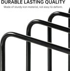 Cutting Board Organizer (2 Pc), Kitchen Cabinet Organizer, Baking Sheet Holder with 5 Divided Slots, for Countertop or Cabinet Storage, Space Saving