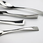 Luxury 4-Piece 18/10 Stainless Steel Flatware Set, Mirror Polishing Silver