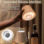 WILIT Wireless Bottle Lamp Shades for Table Lamps, 3 Level Brightness Touch Lamps for Nightstand, Rechargeable Cordless Lamp for Bedroom, Restaurant Bottle Light, Table Top Decor, Cool House Stuff