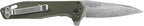 Gerber Gear Fastball - Slim, Lightweight Folding Knife with Lock Release - Pocket Knife with 3-Position Clip - EDC Gear - 3" - Made in USA - Flat Sage