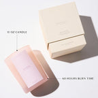Rose & Sandalwood Scented Candle | Benevolence LA Sun-Kissed Collection | 11oz, 60-Hour Burn | Natural Soy Wax, Cotton Wick | Fall Scented Candles for Home, Elegant Gift – Beach Rose