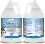 SNOW WHITE Carpet Cleaner Rug Extracting Shampoo, MADE IN USA, Carpet Cleaner Solution and Machine Use, Removes Even The Toughest Stains and odors, Rug Car Upholstery and Carpets, 1 Gallon