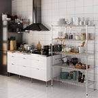 18" Deep x 42" Wide x 64" Height Wire Shelving Kit | 5-Tier | NSF Commercial Storage Rack Unit
