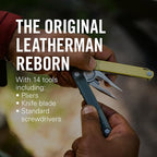 LEATHERMAN, Bond, 14-in-1 Lightweight Multi-tool for Camping, Hiking & Everyday Carry (EDC), Made in USA, Mossy Slate