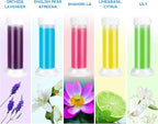 Toilet Gel, 60 Count 5 Kinds Of Scent Toilet Cleaner Bowl Gel Stamp Kit Air Freshener