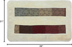 Zahari Home Miramar Bathroom Rug Luxury Bath Rug Washable Beautiful Shower Mat Unique Design Stylish Multi Color Bath Bath Rug Shower Tub Decor