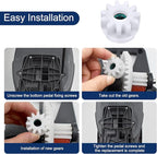 2 Pcs Easy Mop Pedal Broom Spin Mop Replacement One Way Clutch Bearing Bucket Gear Sprockets Repair Compatiable with Oceda Vilida and Market 90% Spin Mop System (2 Pcs Bearing Bucket Gears)