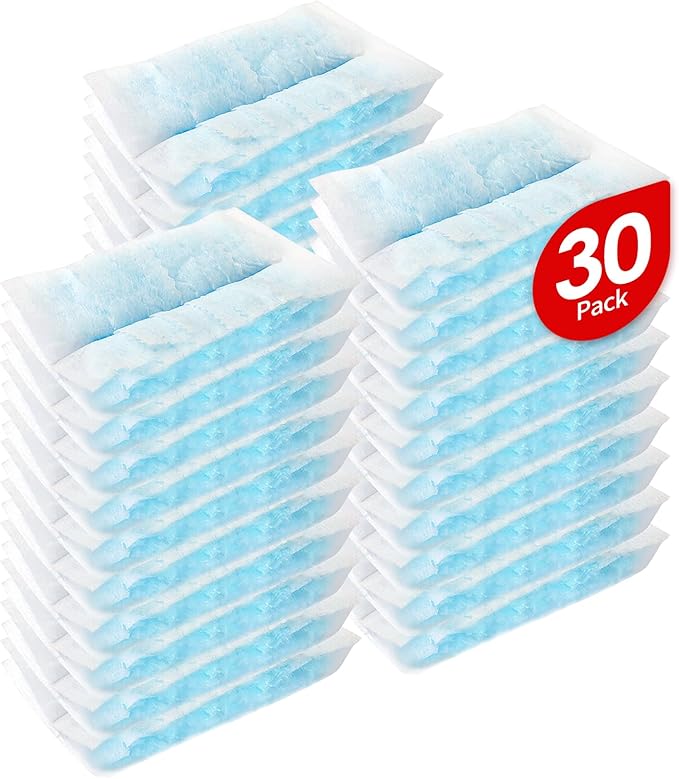 Disposable Microfiber Feather Duster Refills, Multi-Surface Duster Compatible with Swiffer Dusters Handle, 30 Count(Unscented, Pack of 1)
