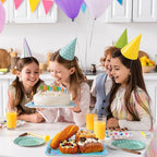 3Pcs Cartoon Sponge Serving Trays Under the Sea Flower Bubble Reusable Serving Dishes for Ocean Birthday Party Sharing Snacks Fruit Dessert, 13 x 10 Inch