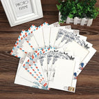 Hanging Photo Display Photo Holder String with Clips Photo Frame Set Perfect Wall Decor for Teen Bedroom Home Cubicle Office Retro Postmark *1