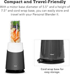 Tribest PB-420GY-A Personal Blender II, Mason Jar Ready Family Pack Blender, Gray