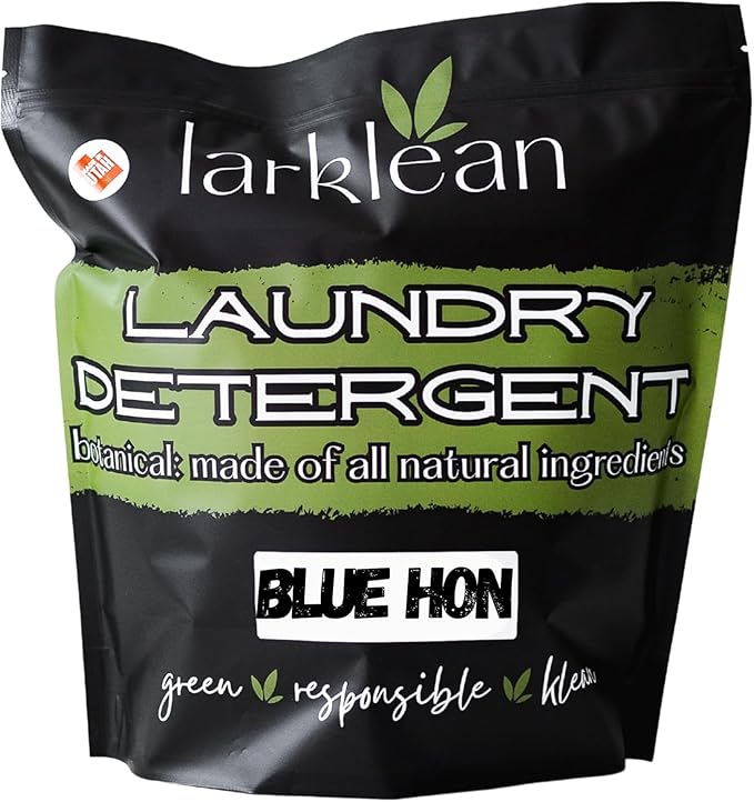 Laundry Detergent Powder | Non-Toxic Laundry Detergent for Sensitive Skin | Easy To Use, Tough on Stains, Gentle on Fabrics | Botanical Laundry Powder (Blue Hon) | Natural (Fruity and Floral)
