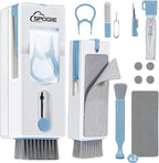 11-in-1 Keyboard Cleaning Kit, Laptop Cleaning Kit Keyboard Brush Cleaner Electronics Cleaner for Cell Phone/Earbuds/Camera Lens/Computer with Multifunctional Cleaning Tool Blue (Light Blue)