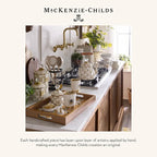 MACKENZIE-CHILDS Wooden Tray with Handles, Rectangular Tray for Serving, Queen Bee