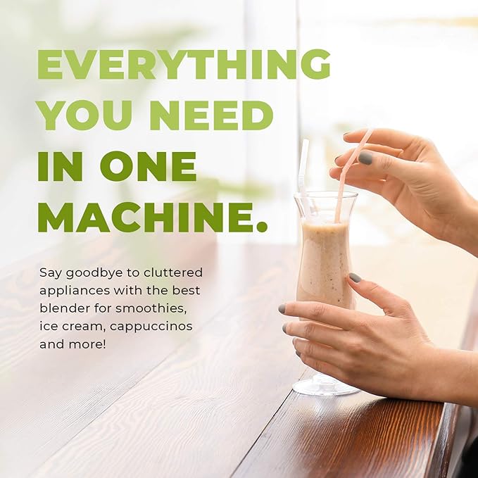 Cleanblend Commercial Blender with 5-Year Full Warranty - 1800W, 3HP, 64oz High-Performance Professional Countertop Blender with Stainless Steel Blades