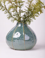 HAUCOZE Ceramic Decorative Vase Modern Decor Statue Table Centerpiece Sculpture Gifts 6.3inch