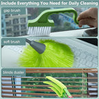 15 Foot Dusters for Cleaning, Duster with Extension Pole 7-15ft, Microfiber Feather Duster Used for Cleaning Ceiling Fan, High Window, Blinds, Shutters, Sofa, Cobweb Duster for Home (14 PCS)