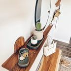 Mora Ceramic Decorative Tray - Rectangle 6.4in Dish for Jewelry, Perfume, Makeup, Accessories, Candle, in The Bathroom Vanity, Bedside, or Kitchen Counter. Cute Organizers - Black