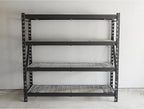 Ironton 4-Tier Industrial Steel Shelving Unit, 8,000-Pound Load Capacity, Garage Storage Rack, 77" W x 24" D x 72" H