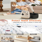 Handheld Steam Cleaner [One Click Clean] Steamer for Cleaning 10-in-1 High Pressure Steam Cleaner for Home/Car Detailings/Fabric etc. Separate Design|Digital Display|Two Cleaning Methods