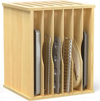 7 Tier Large Size Wooden Tray Dividers for Cabinet, Kitchen Cabinet Tray Divider for Pans, Storing pans, Baking trays, Cutting Board