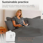 Threadmill Luxury Cotton Blankets for King Size Bed | All-Season Cozy 100% Cotton King Blanket | Criss Cross Jacquard Soft & Lightweight Coverlet fits California King Size Bed, 104x92 | Dark Grey