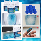 Toilet Bowl Cleaner | Automatic Long-Lasting Toilet Bowl Cleaner Tablets | Easy-To-Use, Septic Safe Toilet Cleaner in Bottle | Powerfully Cleans and Prevent Stain Build Up | 6 Count