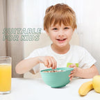 Wheat Straw Bowls Set of 6/12, Unbreakable Lightweight Bowls Set - Microwave & Dishwasher Safe, Reusable for Serving Soup, Oatmeal, Ramen & Salad (6, 60 oz)