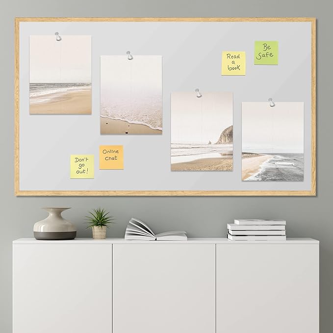 SIGNWIN Poster Bathroom Decor, Wall Art Room Decor Multicolor for Living Room, Bedroom, Office White Minimalist Ocean Beach Seashore Landscape Nature Wilderness Realism Landscape - 12"x16"x4