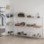 21" Deep x 72" Wide x 54" Height Wire Shelving Kit | 3-Tier | NSF Commercial Storage Rack Unit