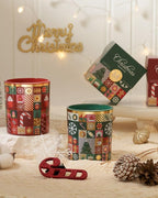 M&SENSE Magic Christmas 9.9oz All Natural Soy Wax Candle for Winter, 55 Hours Clean Non Toxic Scented Candle for Bathroom, Christmas Scented Gift for Celebration Holiday