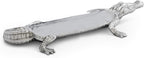 Arthur Court Designs Aluminum Alligator Figural Serving Tray Florida Gator 17 inch x 7.5 inch