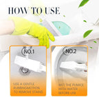 Toilet Cleaner Hard Water Build up Remover with Ergonomic Handle,Toilet Bowl Stain Ring Remover,