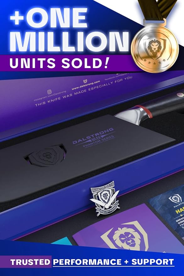 Dalstrong Nakiri Knife - 6 inch - Phantom Series - Japanese High-Carbon AUS8 Steel - Pakkawood Handle - Vegetable Kitchen Knife - Sheath Included